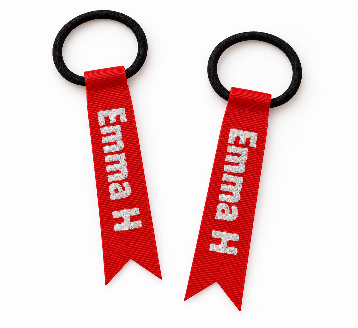 Red Pom Tags